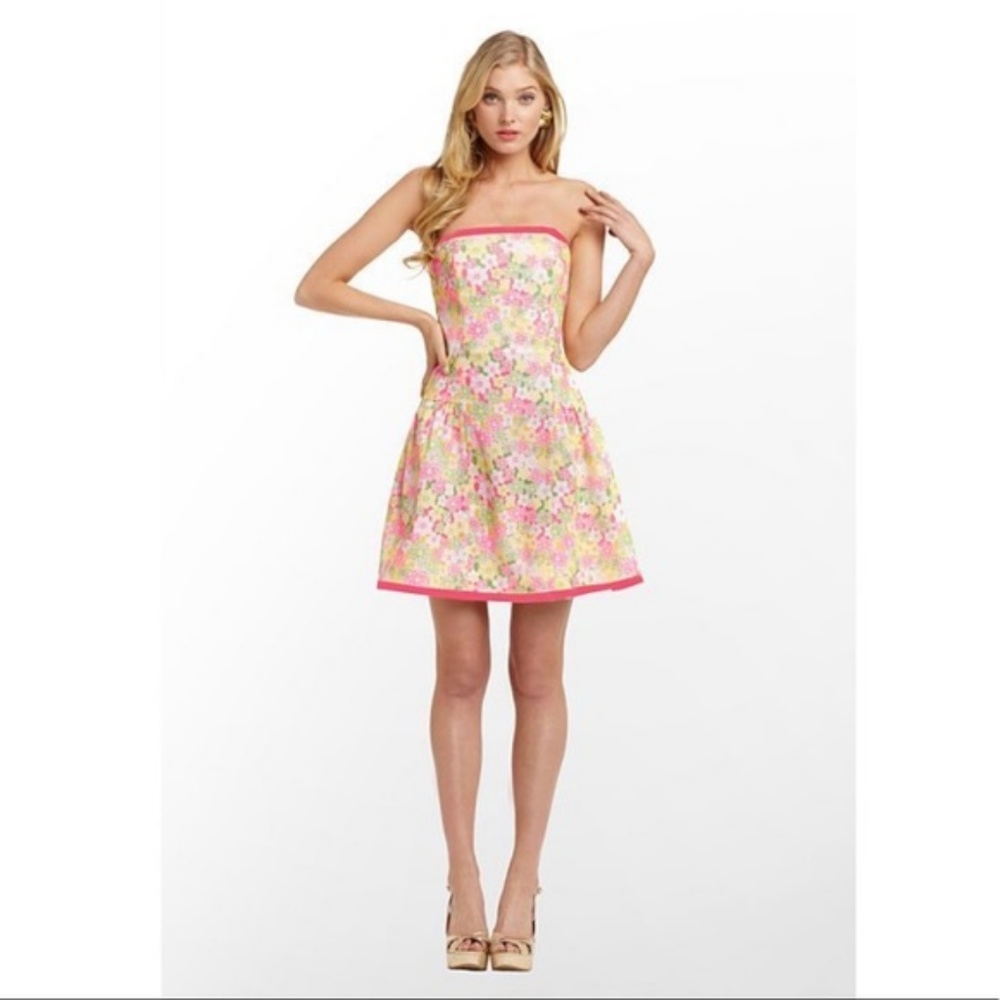 Lilly Pulitzer Jordan Sunbonnet Lace Dress 0